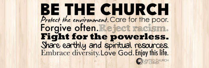 Be the church banner - united church of christ